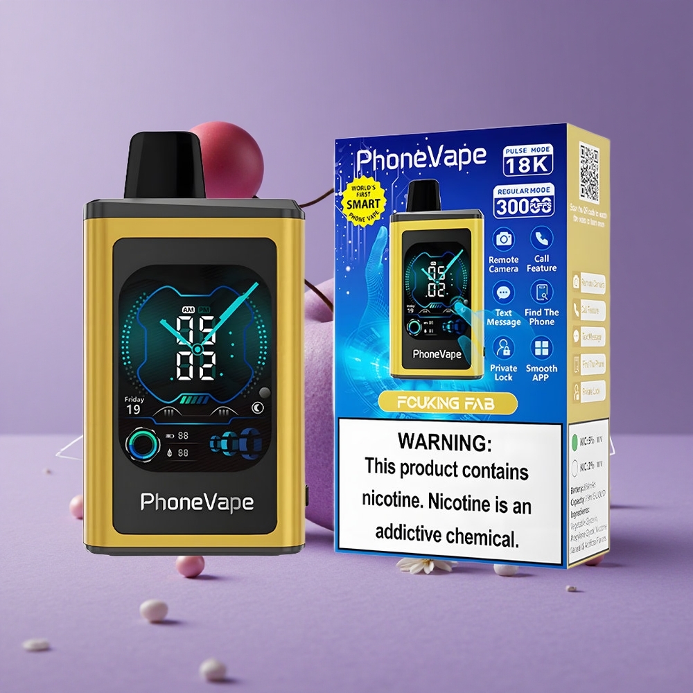 JNR PhoneVape 30000 Puffs Pantalla Completa y Batería Recargable Jodidamente Fantástico.