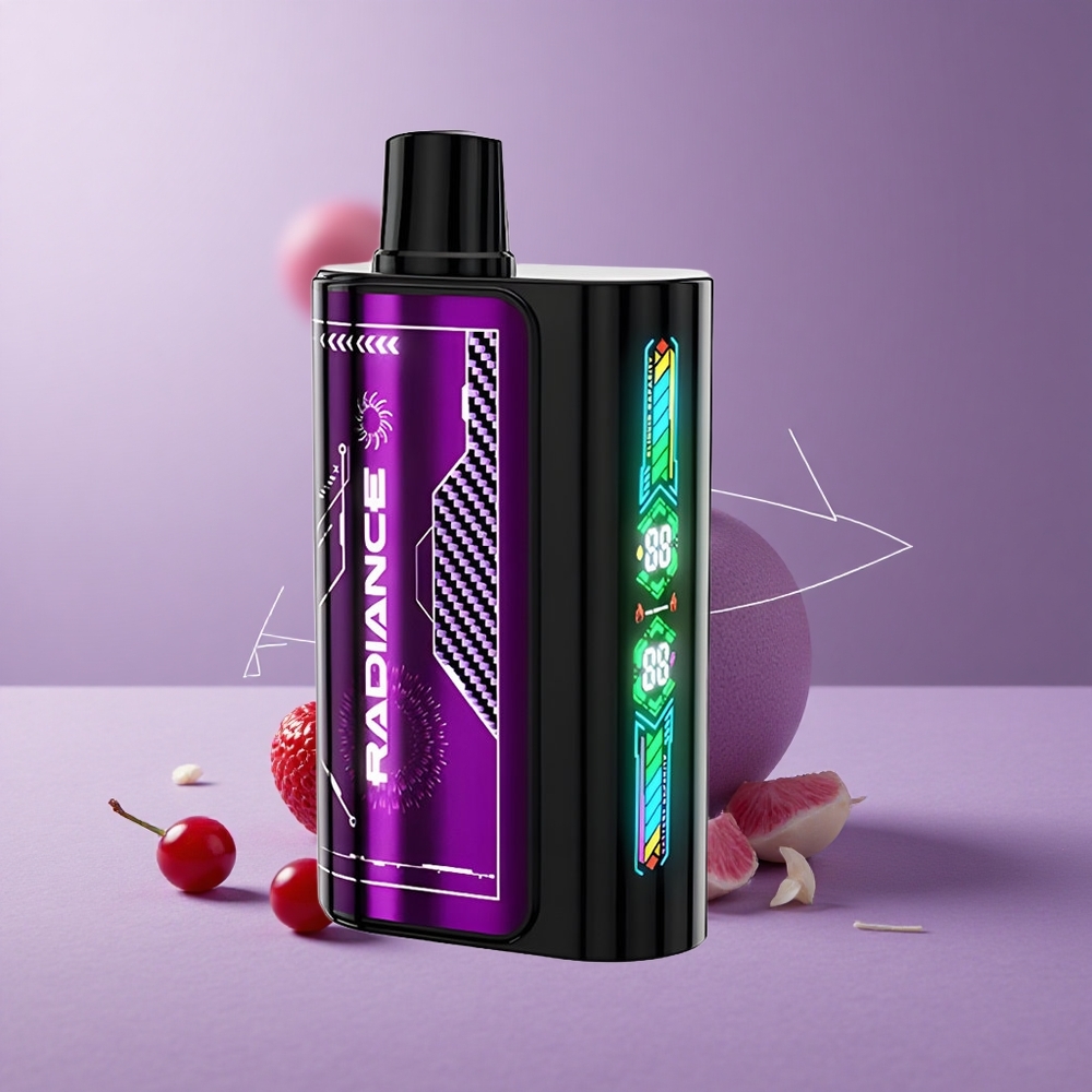 JNR Radiance 31000 Puffs Cereza Baya Pantalla Inteligente