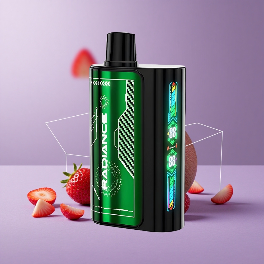 JNR Radiance 31000 Puffs Fresa Kiwi Pantalla Inteligente Batería Recargable