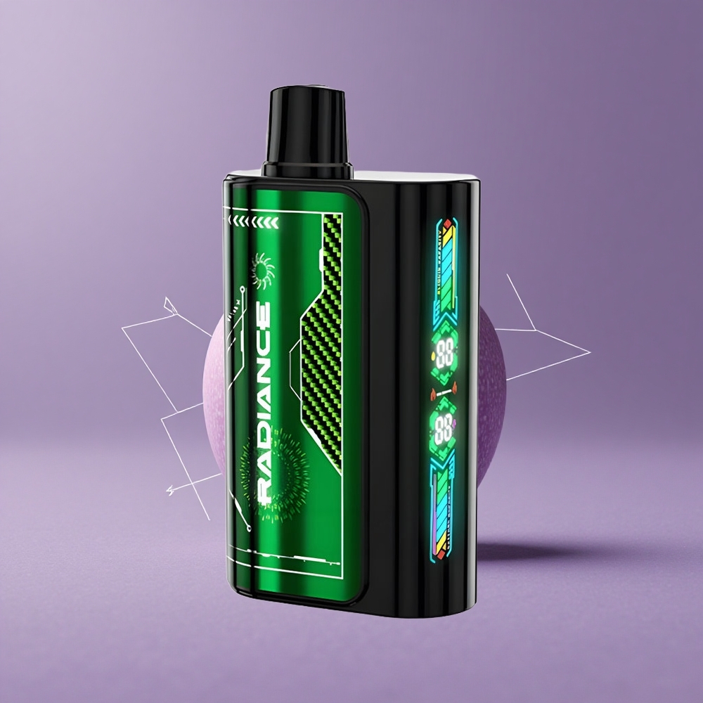 JNR Radiance 31000 Puffs Manzana Doble Pantalla Inteligente Batería Recargable