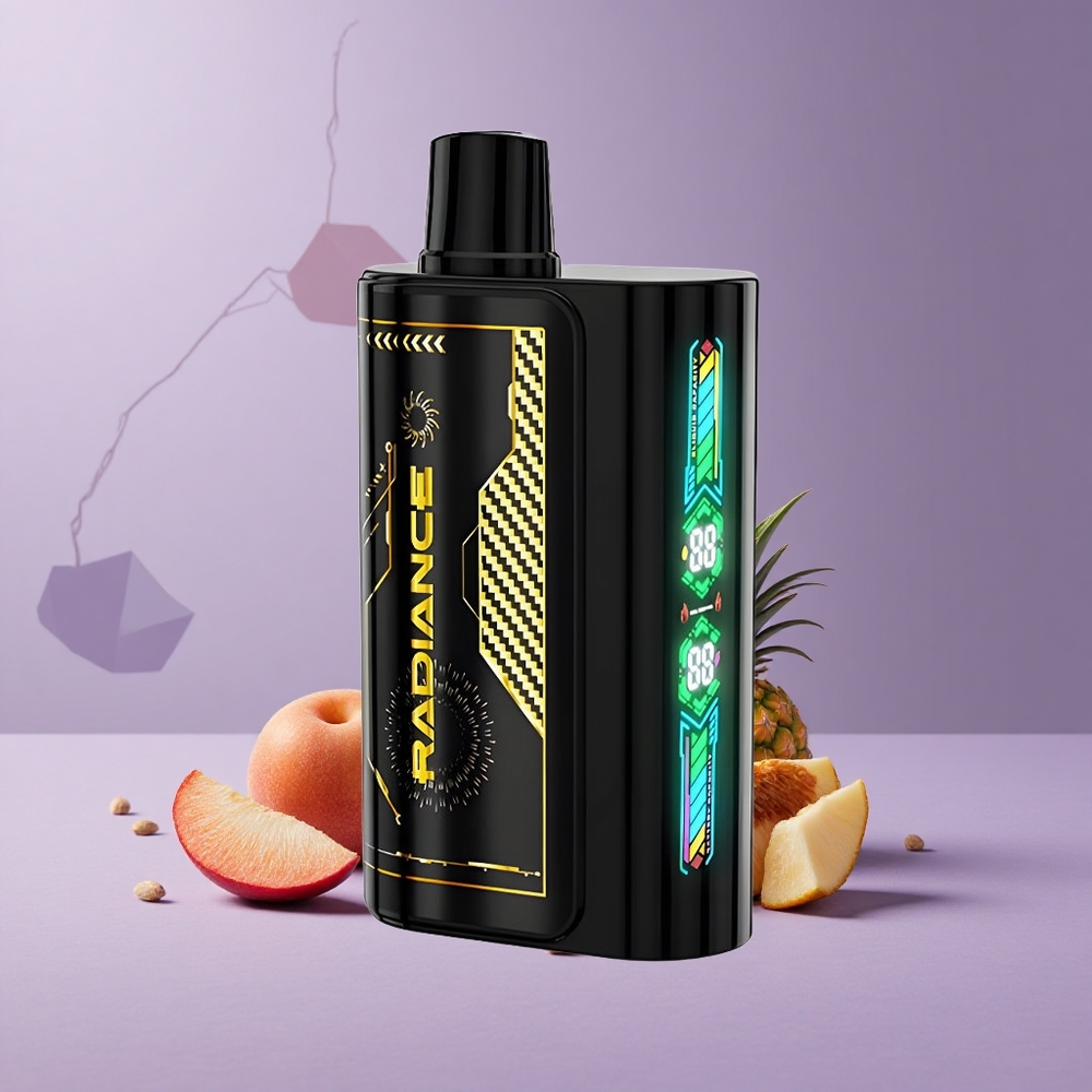 JNR Radiance 31000 Puffs Melocotón Mango Piña Pantalla Inteligente