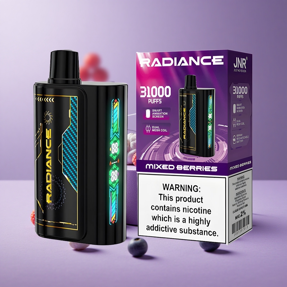 JNR Radiance 31000 Puffs Pantalla Inteligente Frutas Mixtas