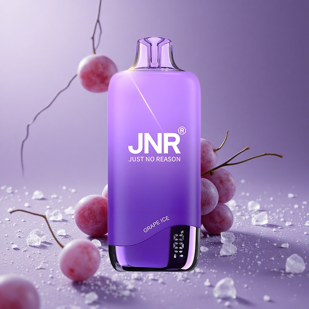 JNR Rainbow 10500 Puffs Desechable Vape Uva Helada con Batería de 600mAh y Tanque de 18ml