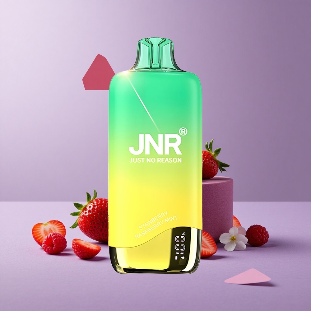 JNR Rainbow 10500 Puffs Fresa Frambuesa Menta Batería 600mAh Tanque 18ml