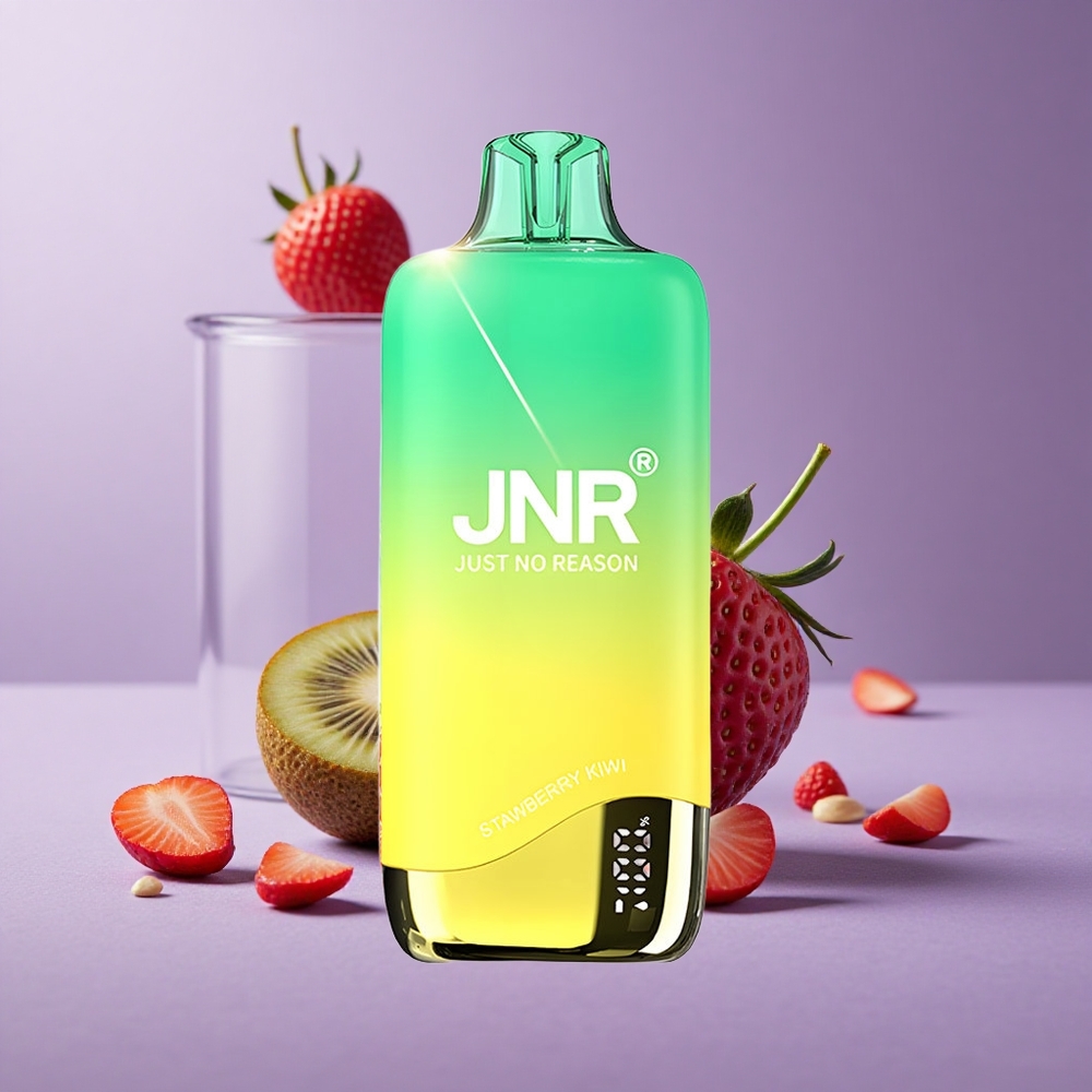 JNR Rainbow 10500 Puffs Fresa Kiwi Vape Desechable 18ml Tanque 0.8ohm Bobina