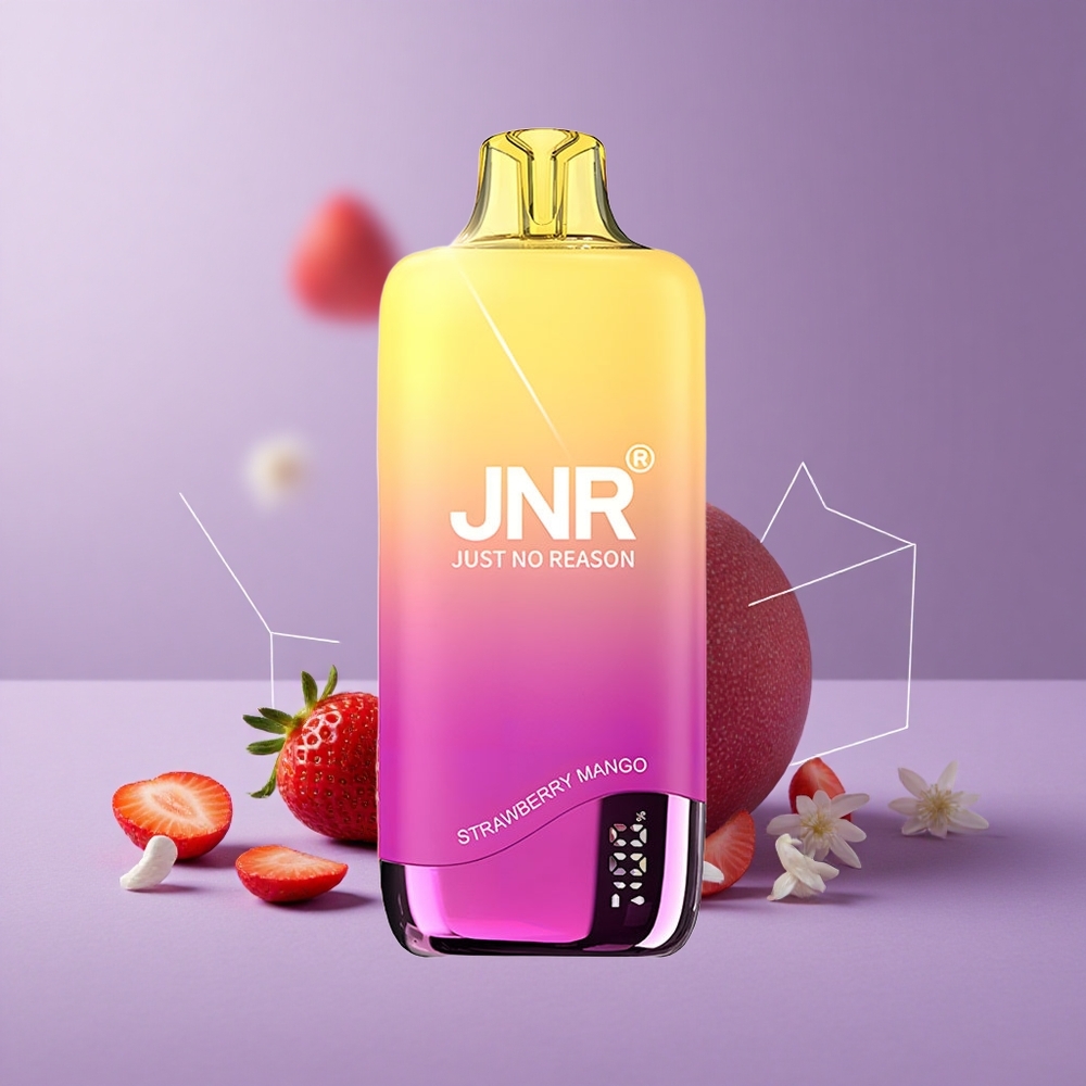 JNR Rainbow 10500 Puffs Vape Desechable Fresa Mango con Batería 600mAh y Tanque de 18ml