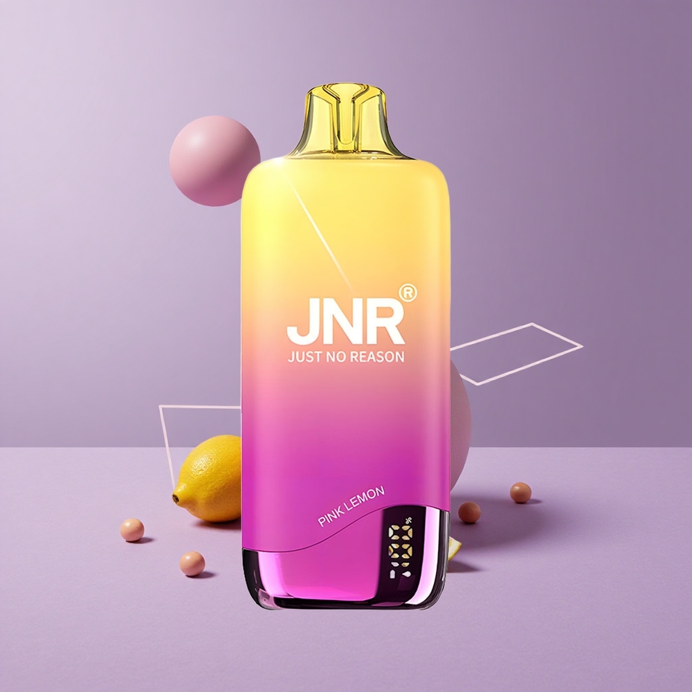 JNR Rainbow 10500 Puffs Vape Desechable Limón Rosa Capacidad de Batería 600mAh Tanque de E-líquido 18ml