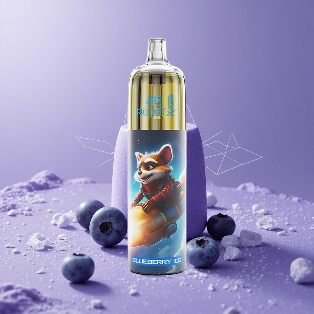JNR Rocket-X 12400 Puffs Arándano Helado Batería 850mAh Carga Rápida Type-C
