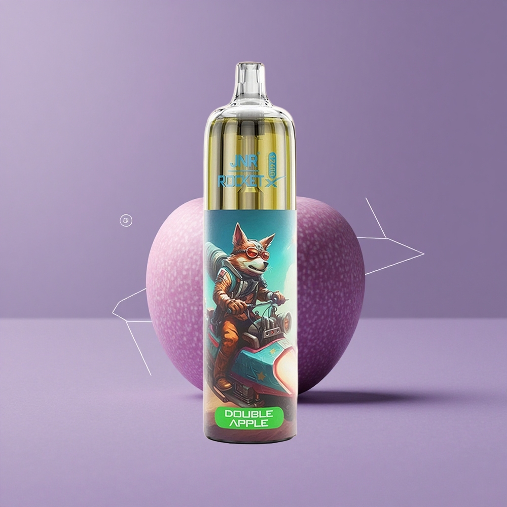 JNR Rocket-X 12400 Puffs Manzana Doble Batería 850mAh y Capacidad de E-Líquido 25ml