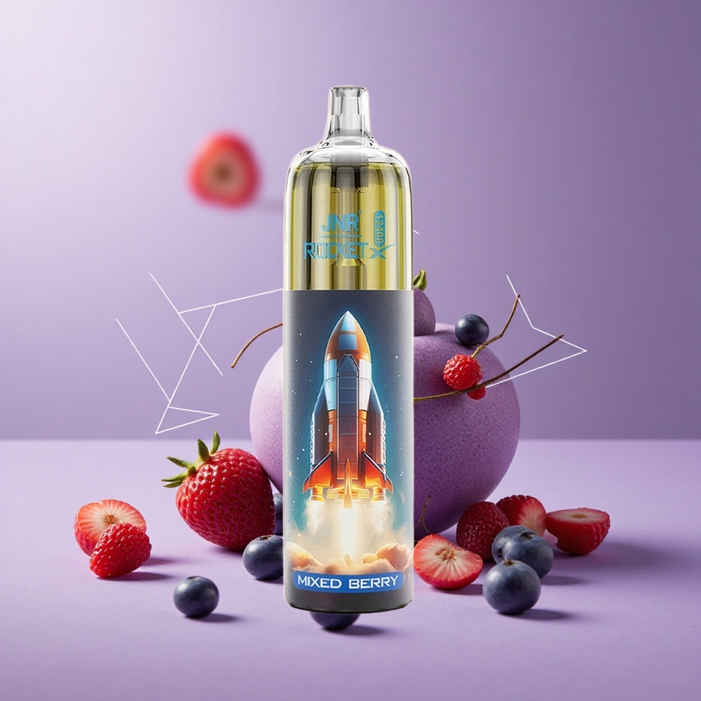 JNR Rocket-X 12400 Puffs Mezcla de Bayas Batería 850mAh y Capacidad de Líquido 25ml
