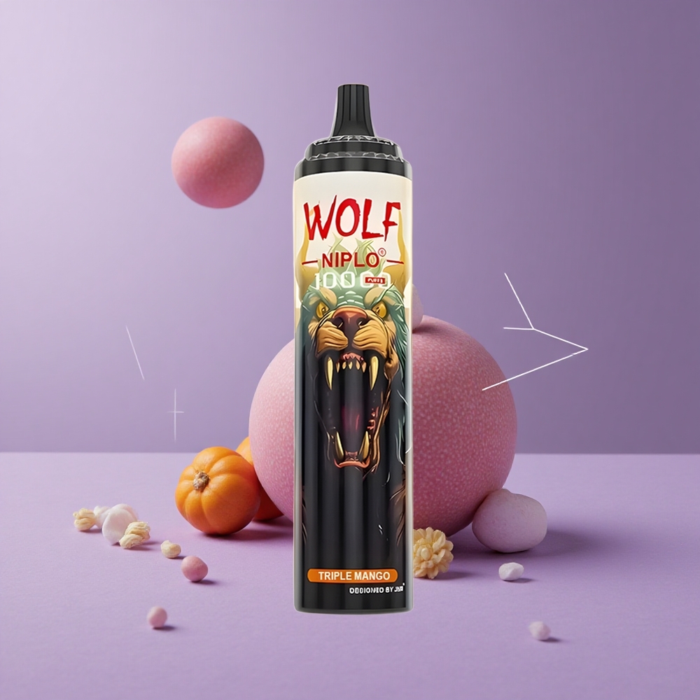 JNR Wolf Niplo 10000 Puffs Triple Mango Batería 650mAh Capacidad 20ml