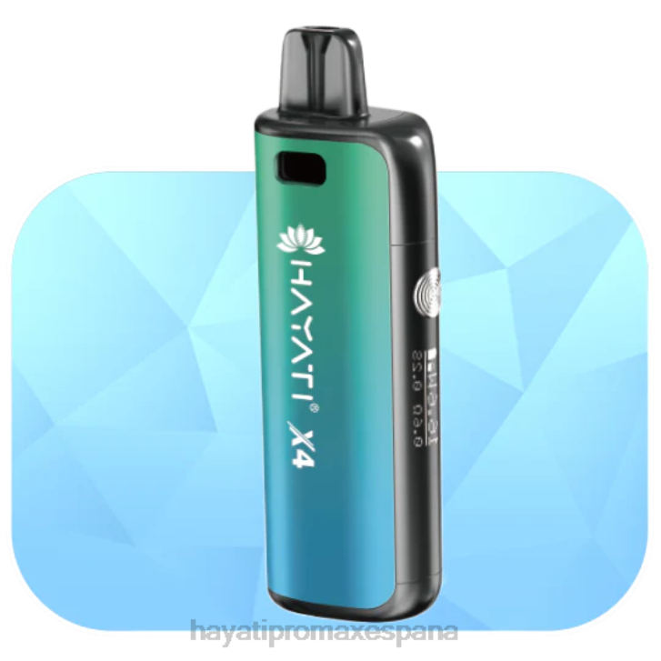 Hayati X4 sistema de cápsulas recargables FTTT59 aurora verde - Hayati Vape Flavours